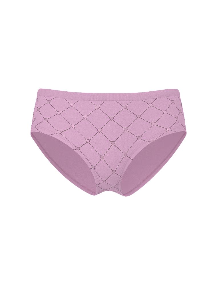 Chiloți hiphugger cu inimioare cu cusături. Produsul este modelat și provine din colecția Seamless (Seamless Collection).