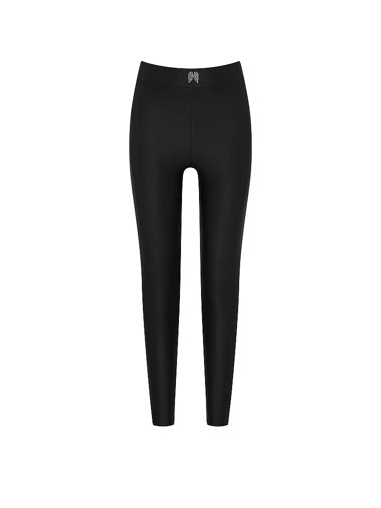 Colanți realizați din material lucios VSX GlossyTech Stirrup. Produsul este negru și provine din colecția VSX.