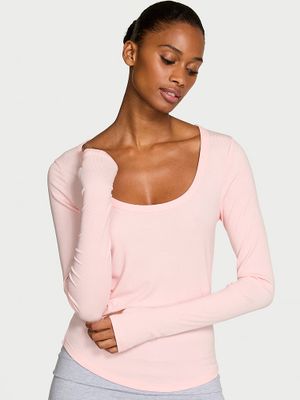 Angel Essentials Tricou cu mâneci lungi VS Iconic Rib