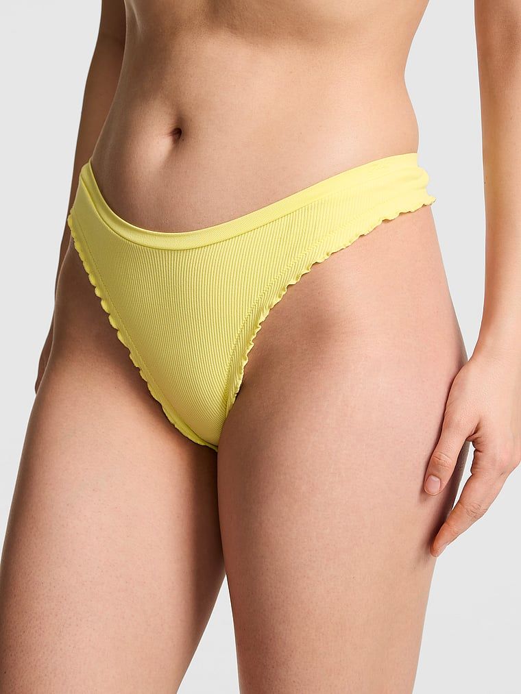 Tanga fără cusături cu croială înaltă