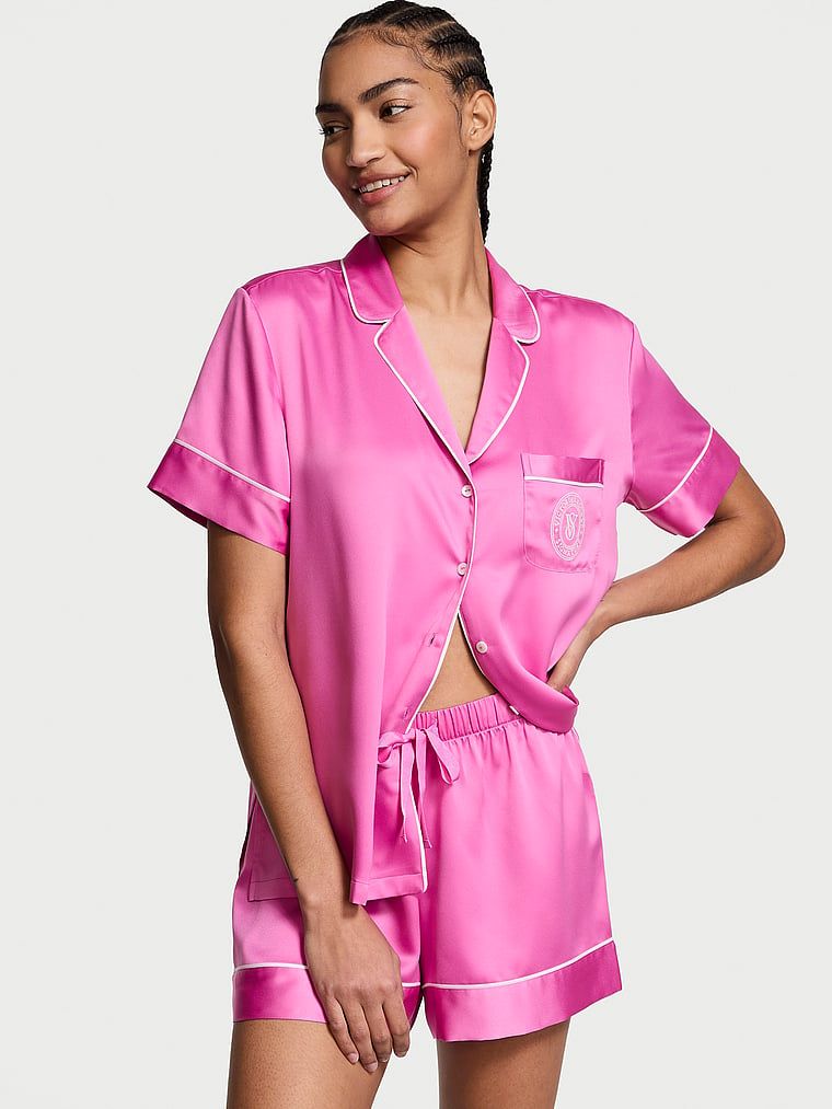 Victorias Secret Set pijama scurtă din satin Glazed