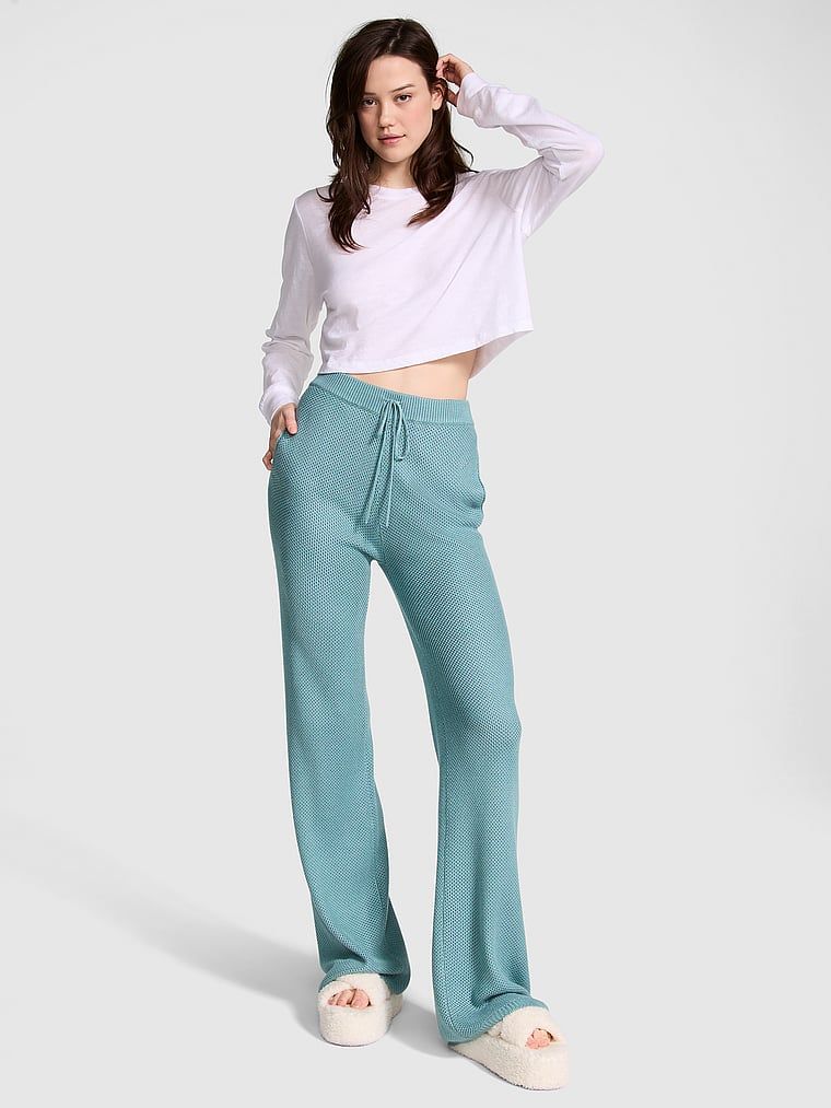 Pantaloni Cambridge Beach din tricot