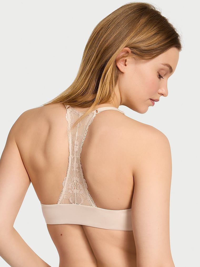 Body by Victoria Sutien Demi Racerback din dantelă, cu căptușeală subțire