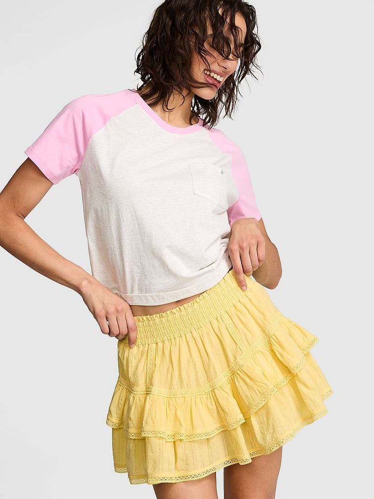 Skort Frill Seeker cu fronseuri