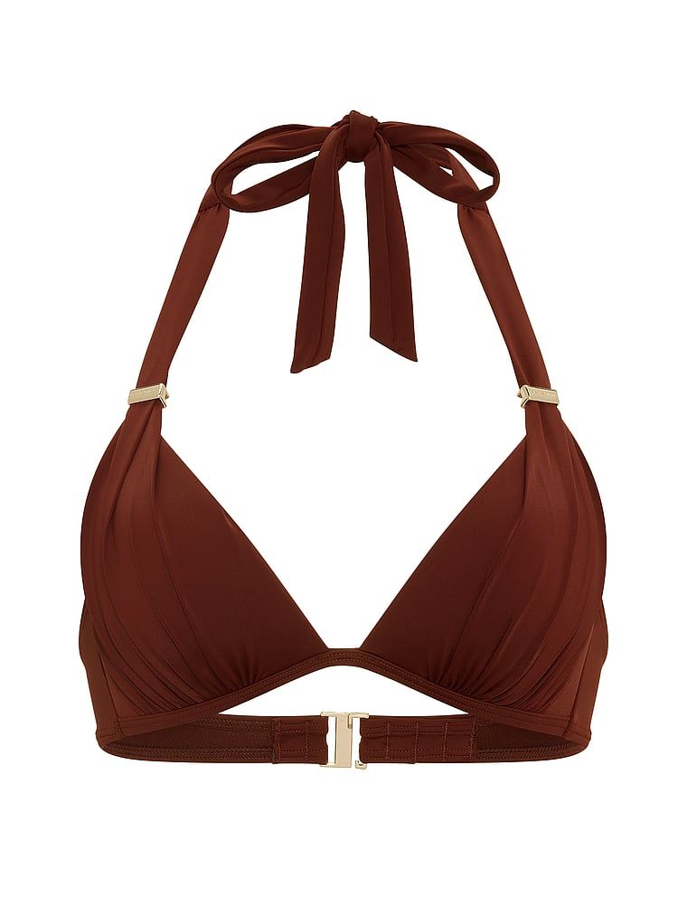 Top esențial de bikini push-up Harlow. Produsul este modelat și provine din colecția Victoria's Secret Swim.