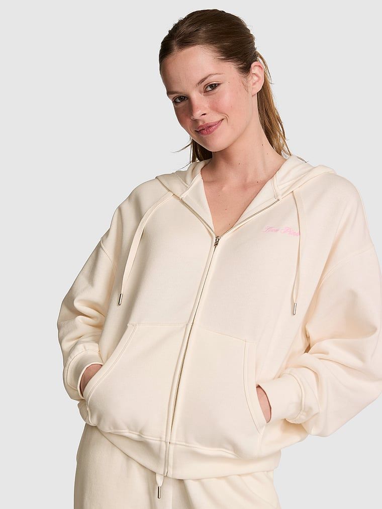 Hanorac cu glugă și fermoar Campus Fleece