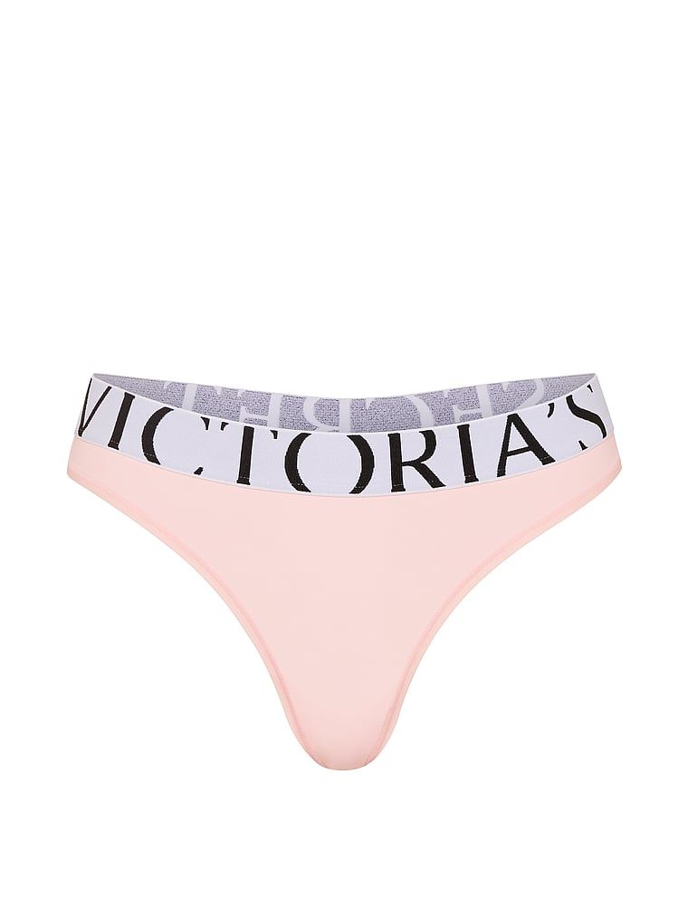Tanga cu logo-ul Cool. Produsul este roz și provine din colecția Victoria's Secret.