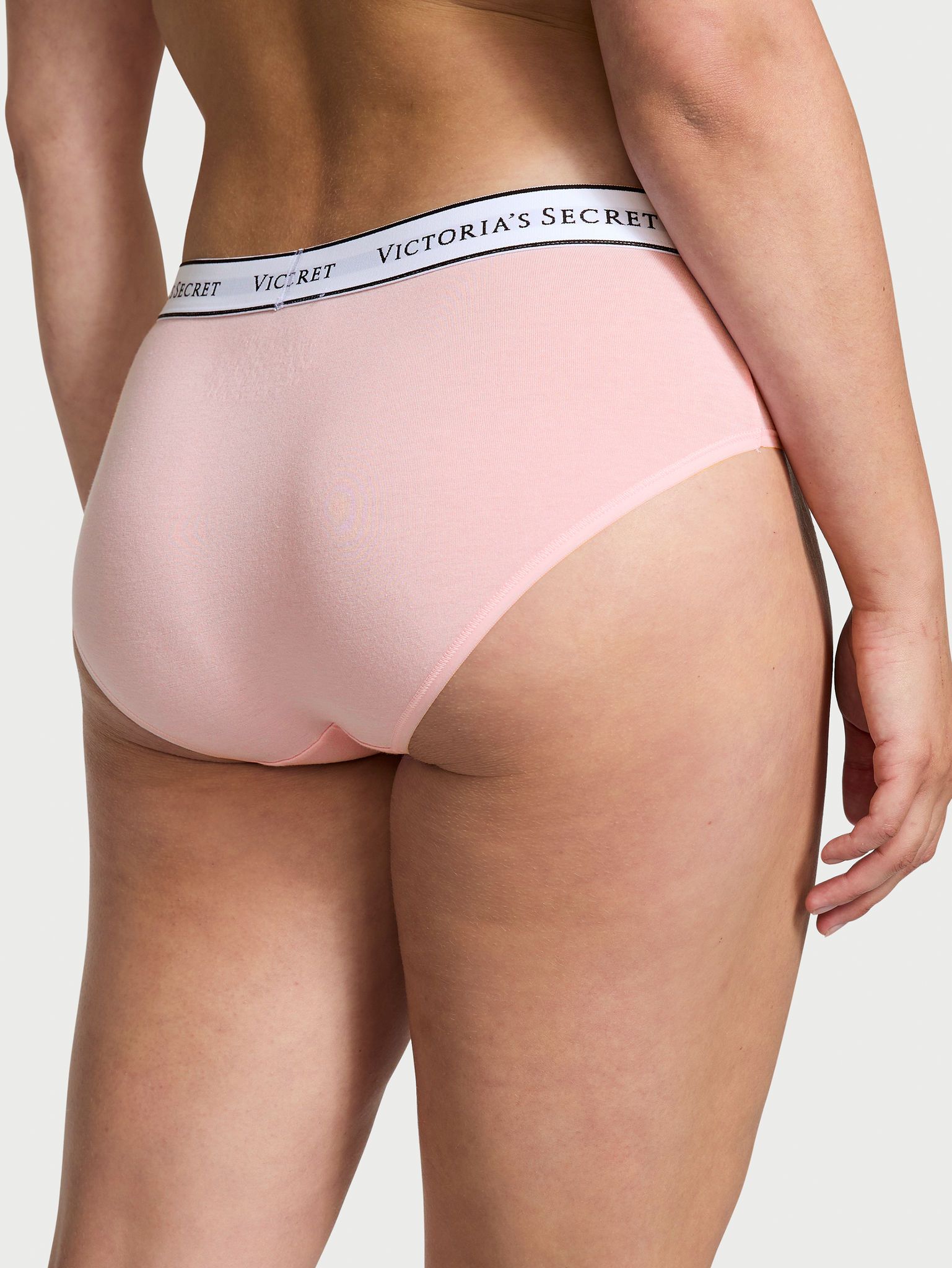 Chiloți din bumbac cu logo Hiphugger în talie. Produsul este roz și provine din colecția Bumbac.