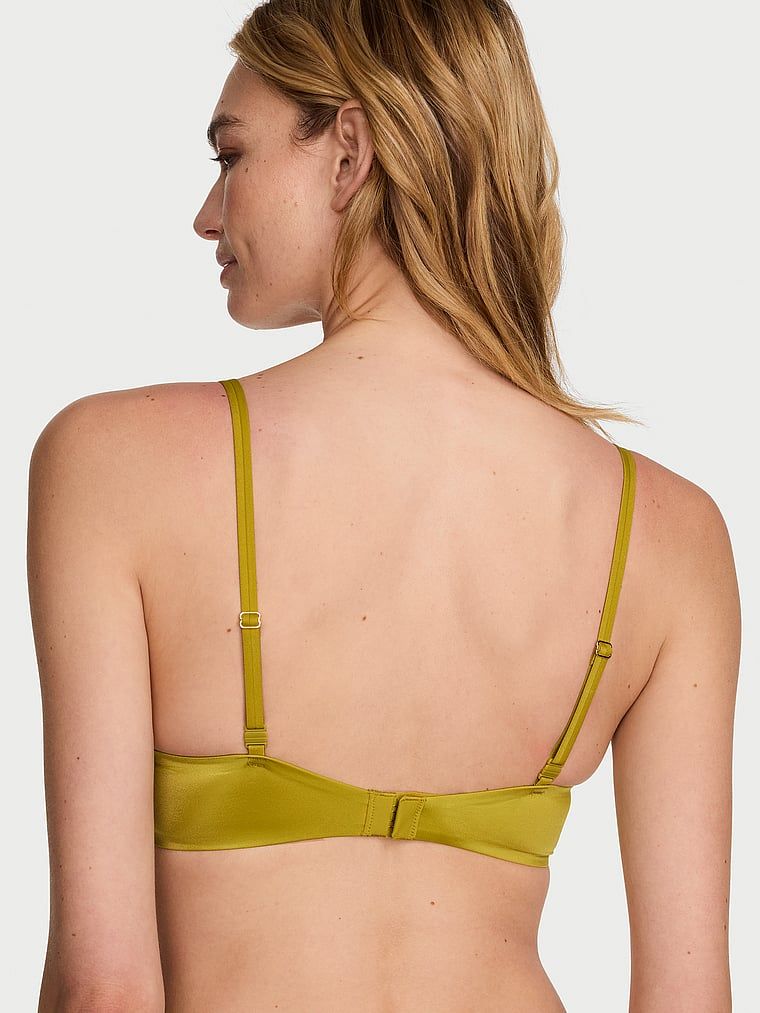 Sutien neted cu push-up. Produsul este de culoare verde și provine din colecția Very Sexy.