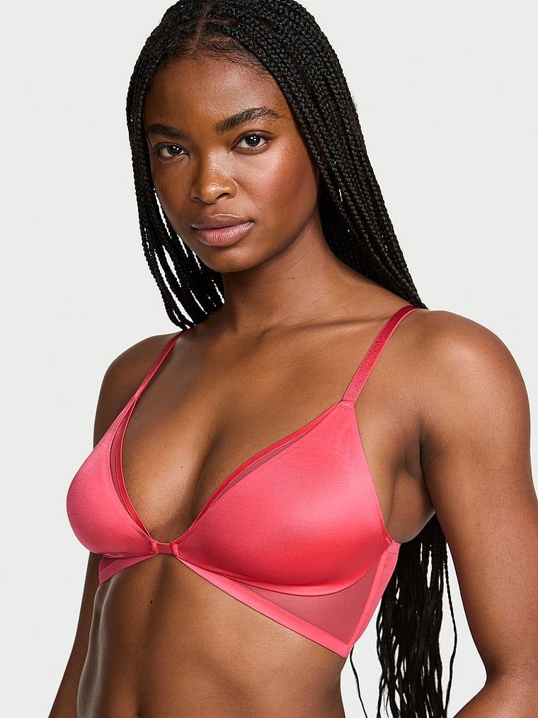 Very Sexy Sutien Bralette modern, transparent, fără căptușeală