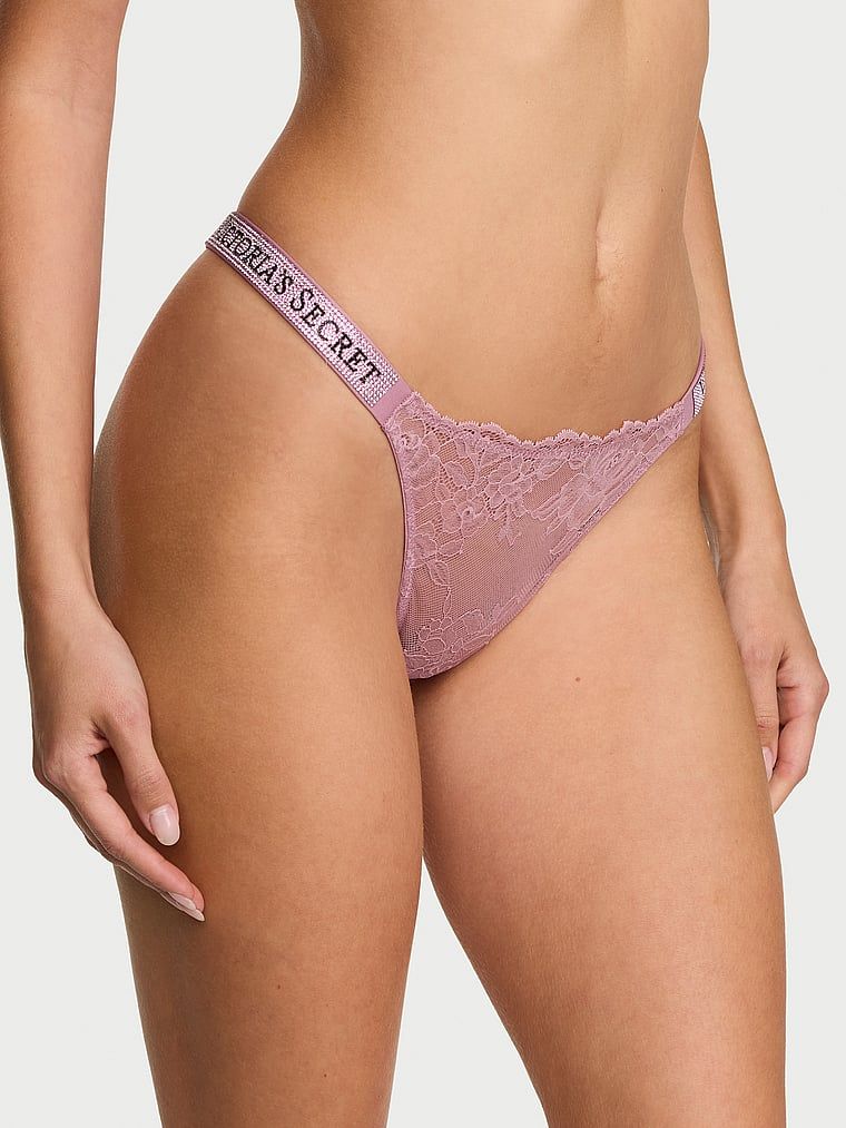 Very Sexy Chiloți Tanga din dantelă Shine Strap