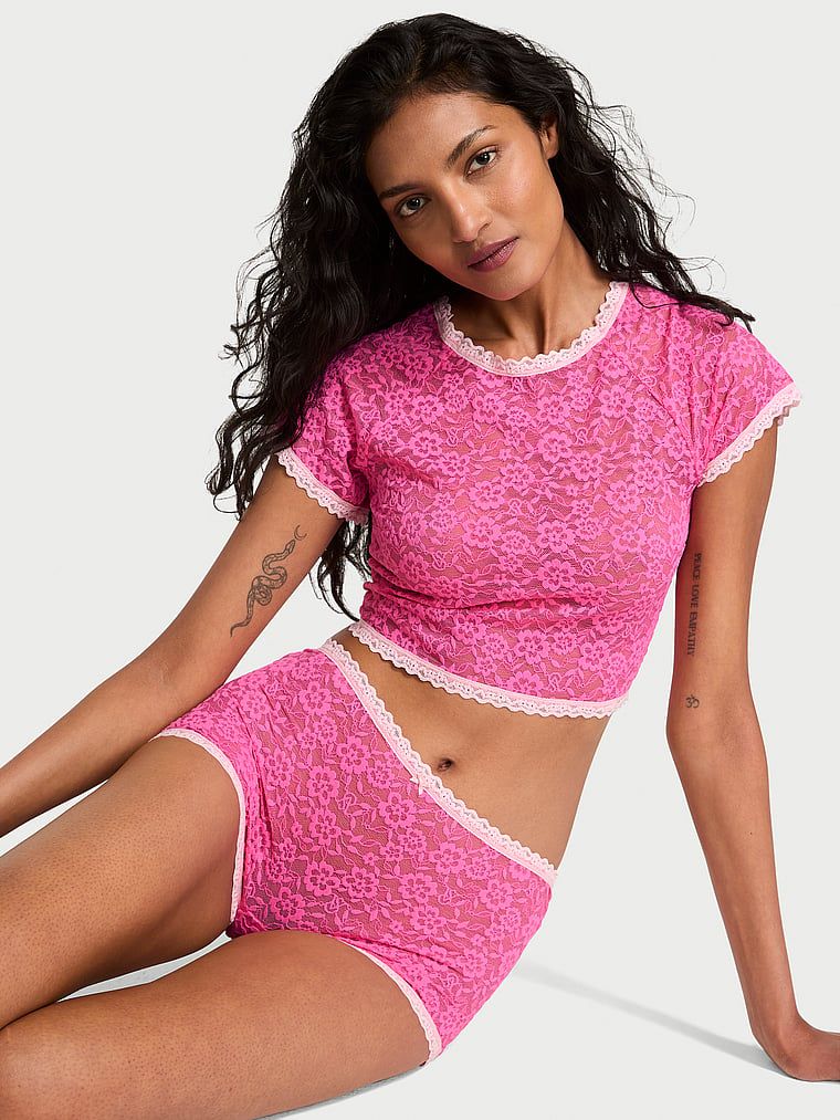 Victorias Secret Set șort și tricou Tease Lacie