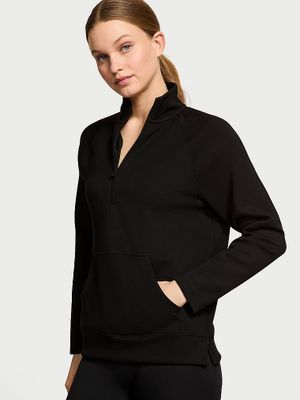 VSX Top tricotat cu mânecă lungă și jumătate de fermoar VSX Featherweight