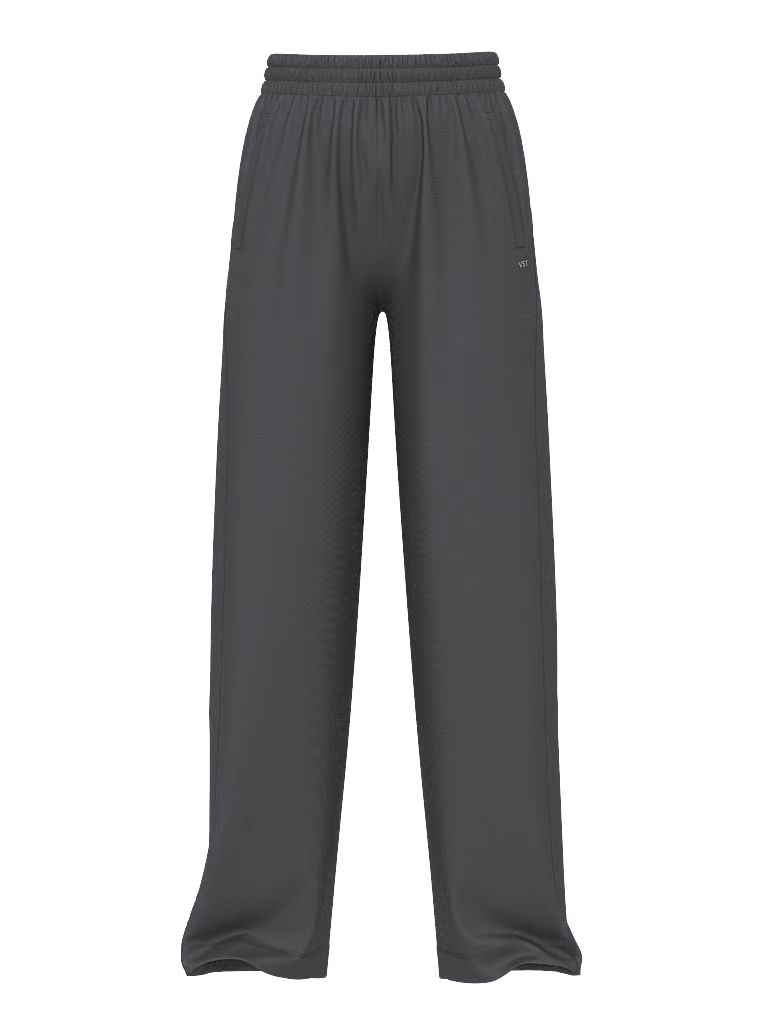 Pantaloni sport cu picioare late realizați din material lucios VSX GlossyTech. Produsul este negru și provine din colecția VSX.