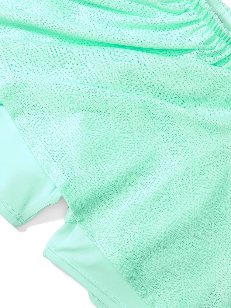 Fustă sport cu pantaloni scurți VSX Elevate Logo Lace. Produsul este de culoare verde și provine din colecția VSX.
