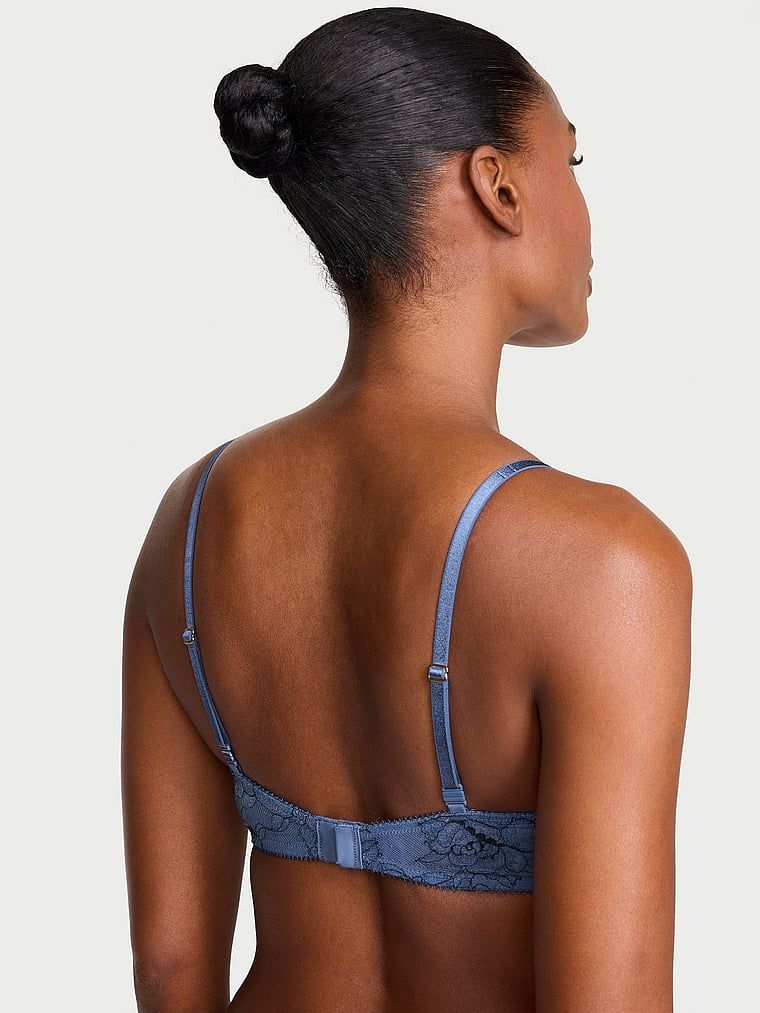 Sutien Demi din denim ușor căptușit. Produsul este multicolor și provine din colecția Very Sexy.