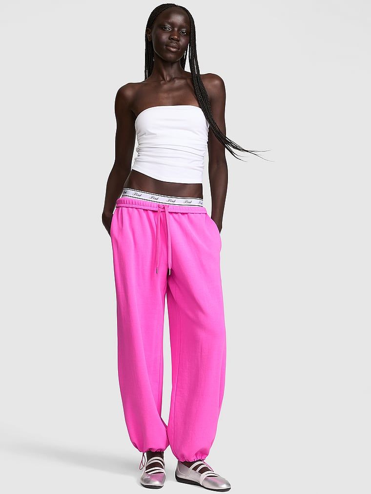 Pantaloni de trening cu ajustare la glezne Campus Fleece