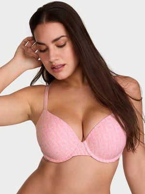 T-shirt Sutien cu push-up din bumbac Perfect Shape