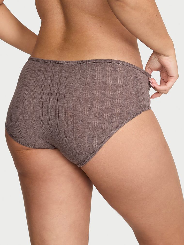 Chiloți modali ultra-fine hiphugger. Produsul este de culoare maro și provine din colecția Victoria's Secret.