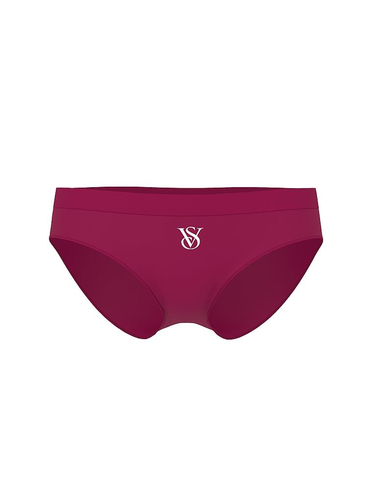 Chiloți cu logo strălucitor Seamless Sparkle Hiphugger. Produsul este de culoare roz și provine din colecția Seamless
