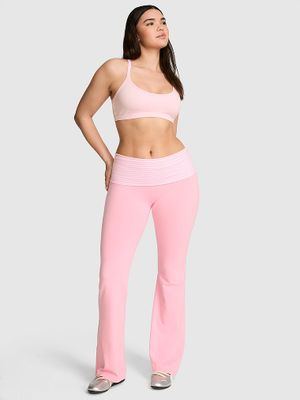 Colanți evazați cu talie răsfrântă All-Day Cotton