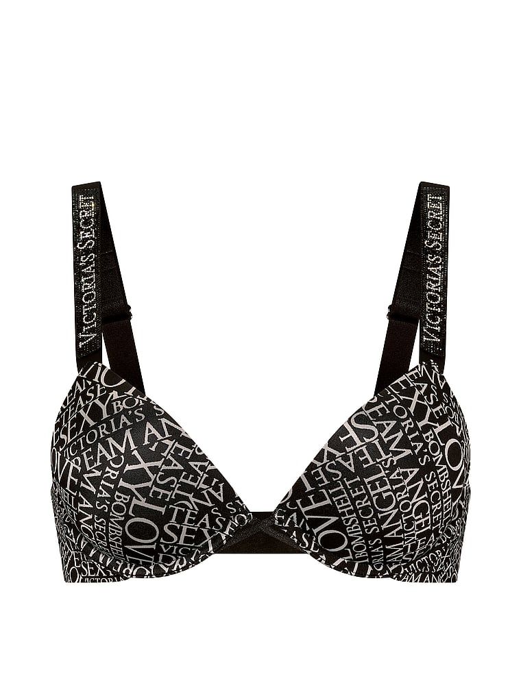 Sutien push-up Shine Strap. Produsul are o culoare cu model și provine din colecția Very Sexy.