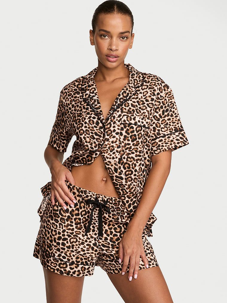 Victoria's Secret Set pentru somn scurt din flanel