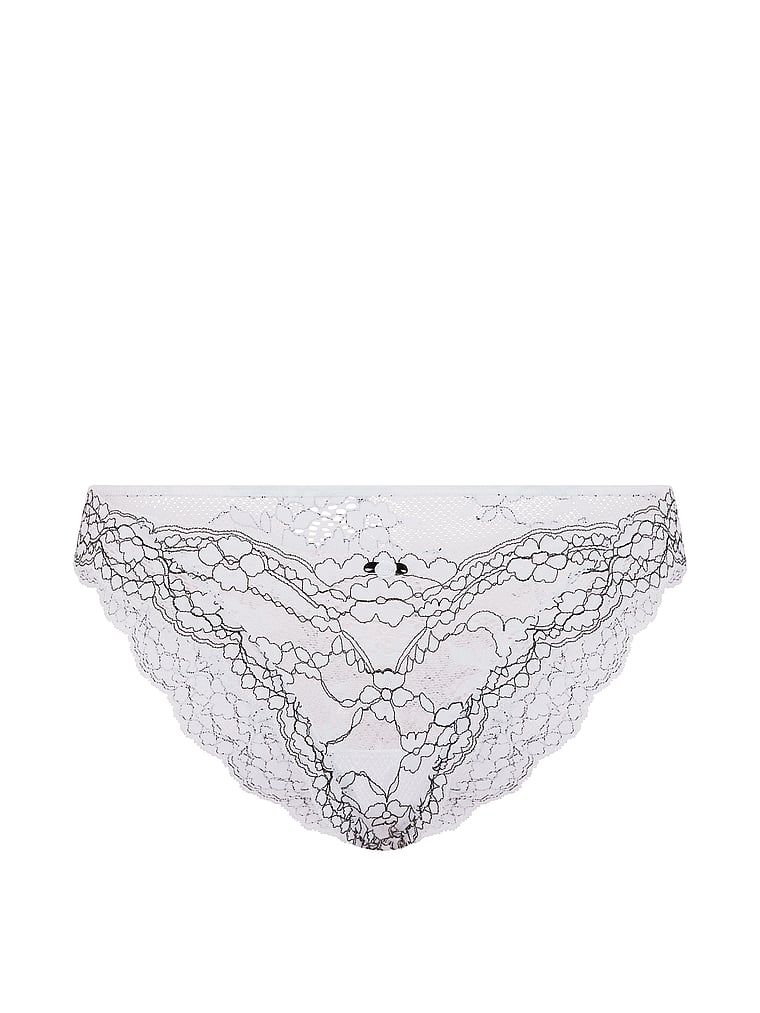 Chiloți bikini din dantelă. Produsul are o culoare multicoloră și provine din colecția Dream Angels.