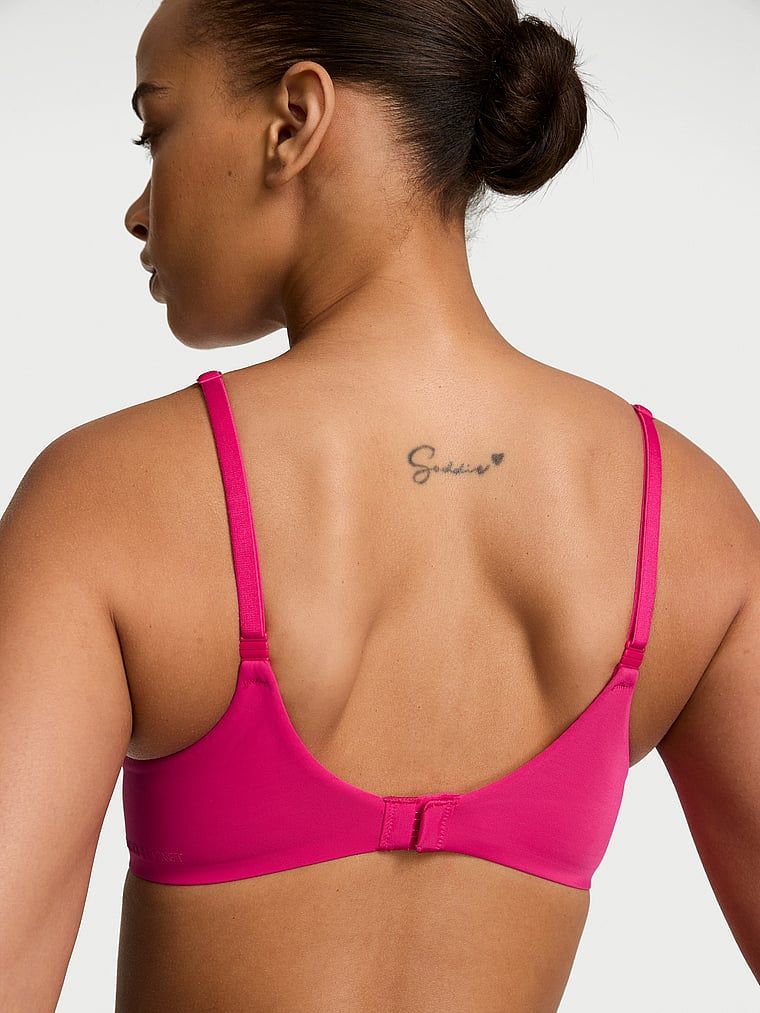 FlexFactor Demi sutien ușor căptușit. Produsul este roz și provine din colecția Body by Victoria.