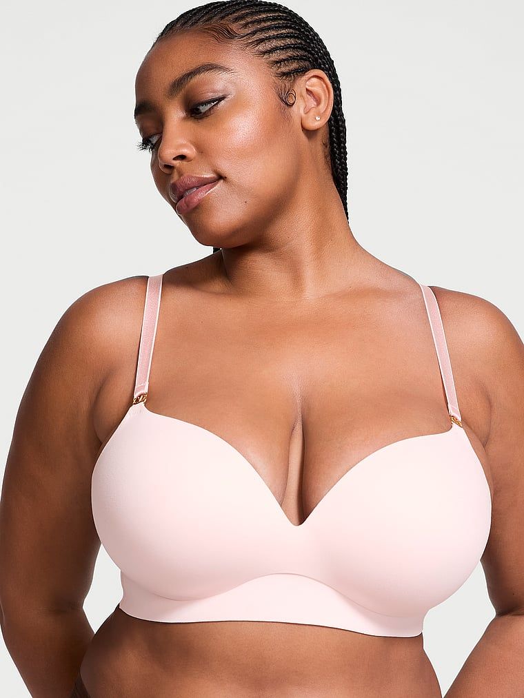 Dream Angels Sutien Push-Up Plunge neted, fără sârme