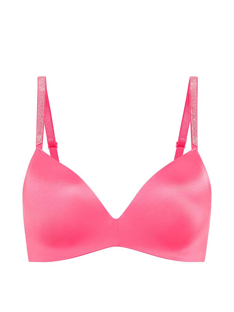 Sutien push-up fără bretea So Obseded Shine cu sârmă. Produsul este roz și provine din colecția Very Sexy.