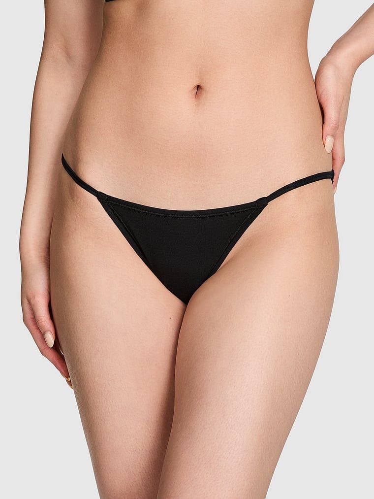 Chiloți Bikini din bumbac, cu barete