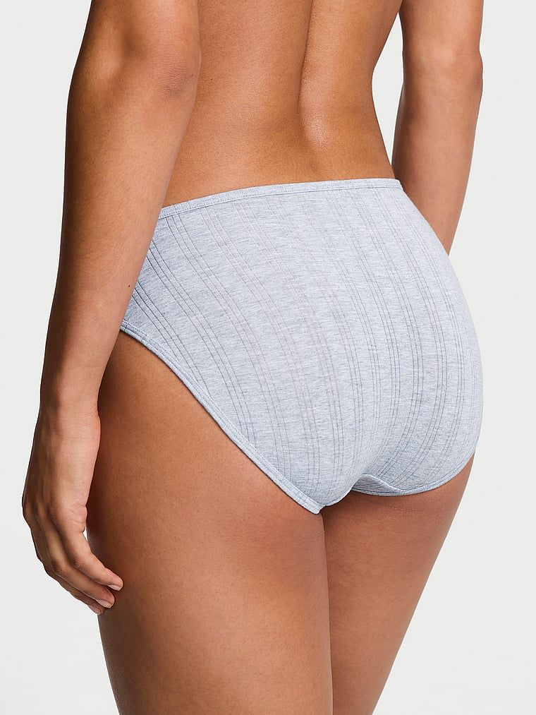 Chiloți modali cu picioare înalte, Ultra-Fine Brief. Produsul este de culoare gri și provine din colecția Victoria's Secret.
