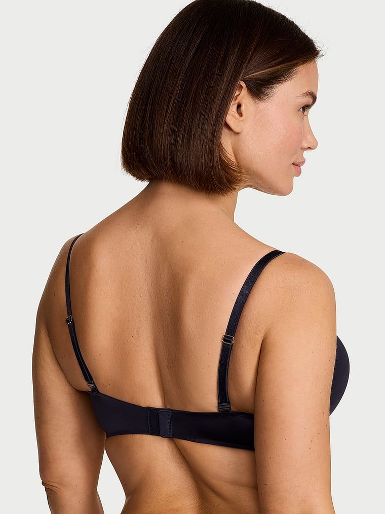 Sutien de mărire push-up 2 mărimi bombshell. Produsul este de culoare albastră și provine din colecția Very Sexy.