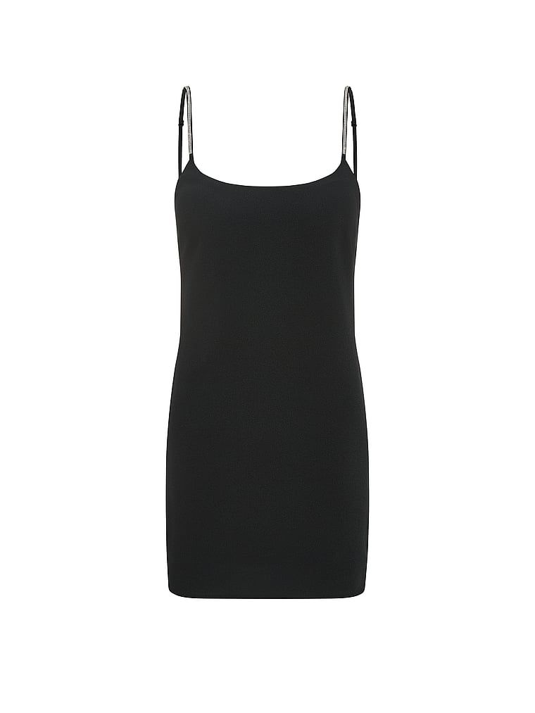 Rochie cu mini push-up Shine Strap integrat. Produsul este negru și provine din colecția Very Sexy.