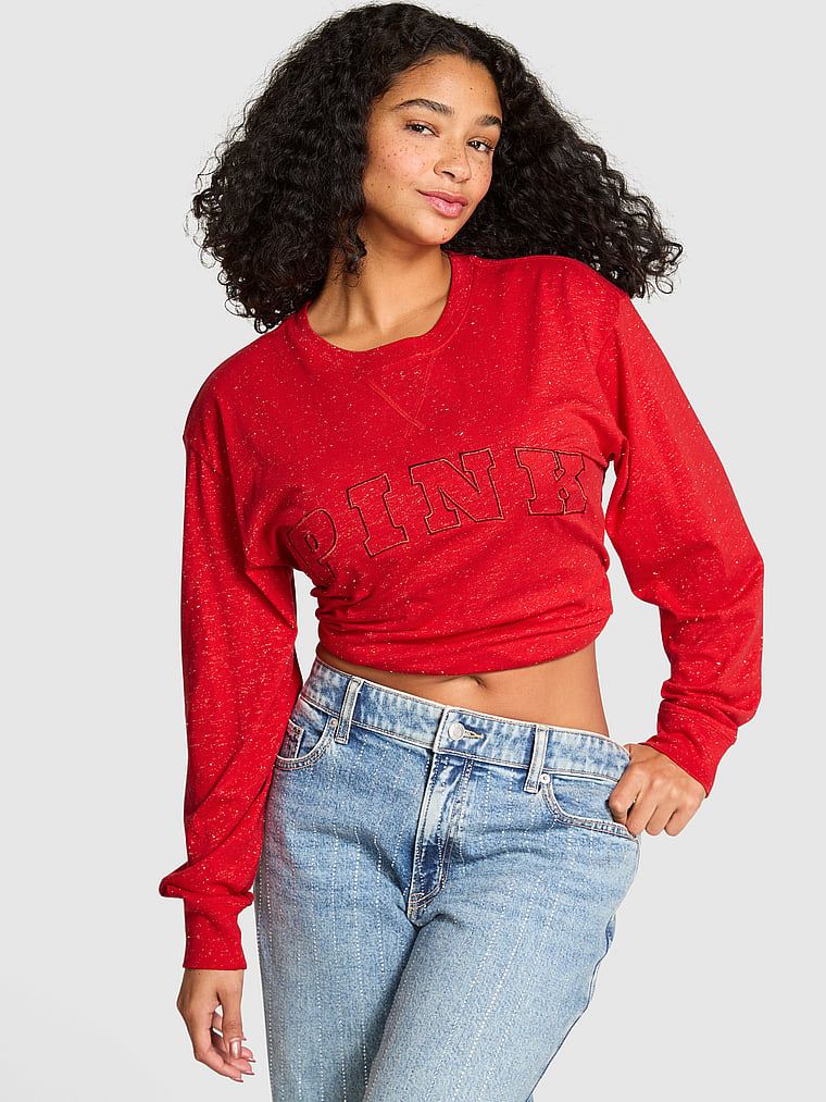 Tricou Oversized Campus cu mâneci lungi