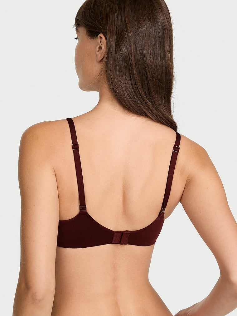 Sutien Smooth Demi ușor căptușit. Produsul este de culoare maro și provine din colecția Body by Victoria.