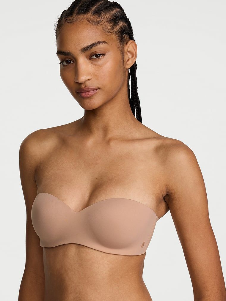 Invisible by Victoria's Secret Sutien Sweetheart fără bretele, cu căptușeală subțire