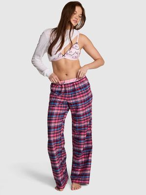 PINK Pantaloni de pijama Favorite din flanel 100% bumbac