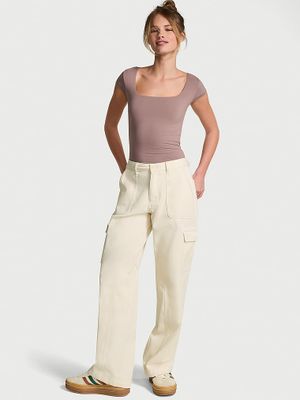 PINK Pantaloni cargo Utility