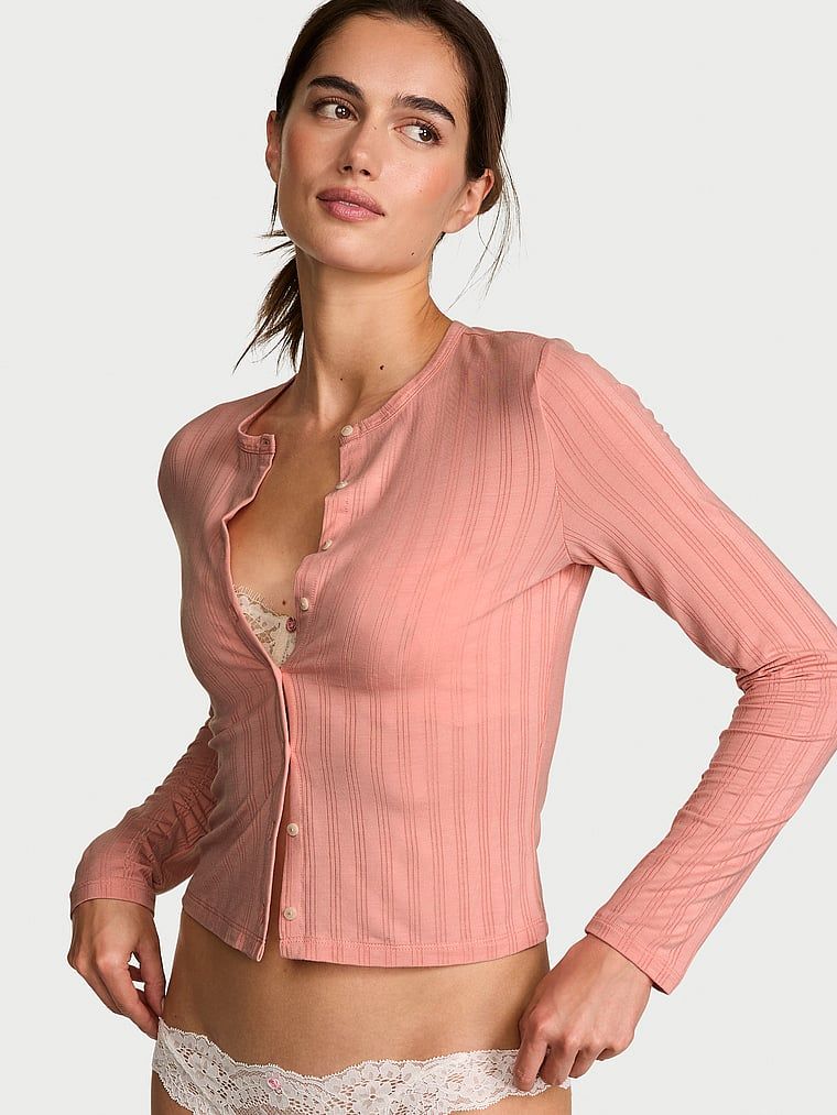 Victoria's Secret Cardigan din modal foarte fin