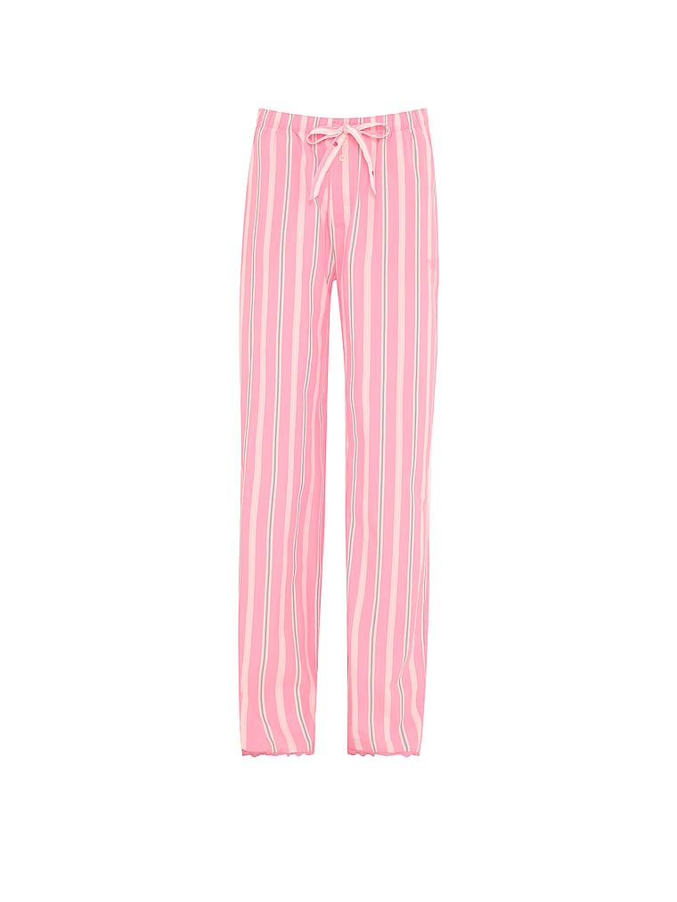 Pantaloni de pijama Heritage din bumbac Mix & Match. Produsul are o culoare cu model și provine din colecția Victoria's Secret.