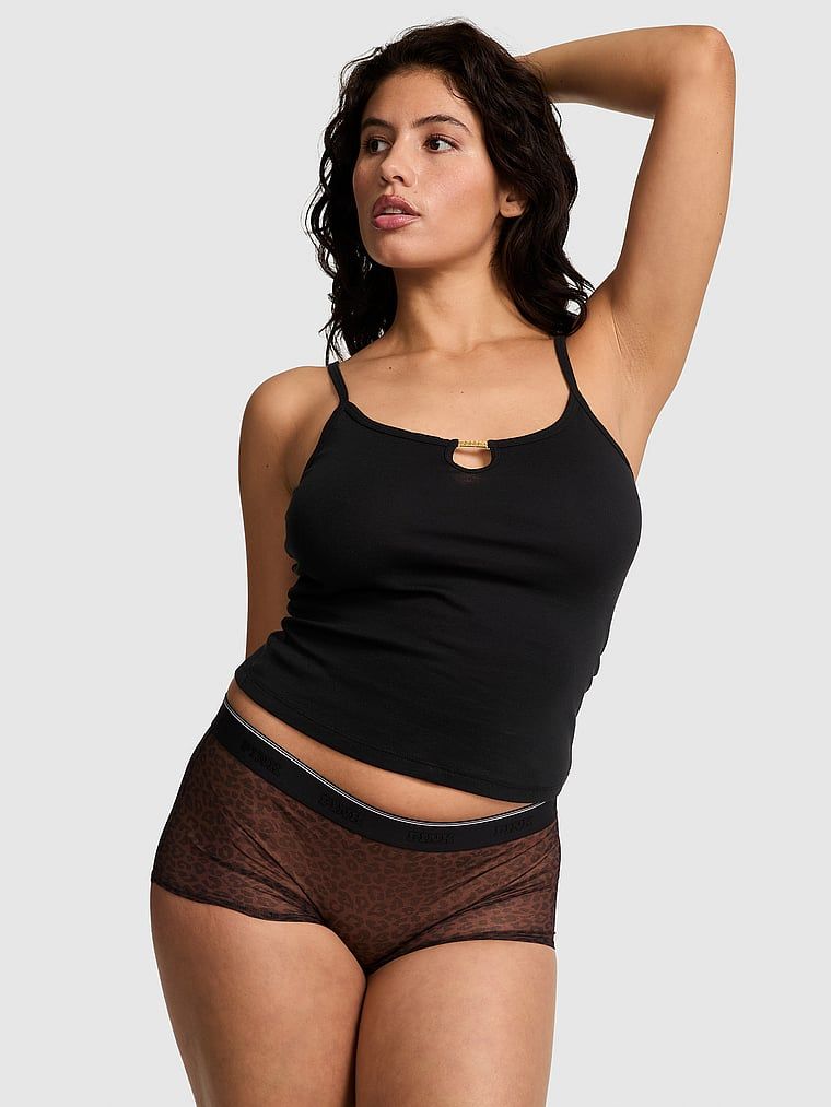 Top Cami cu talisman în formă de gaura cheii