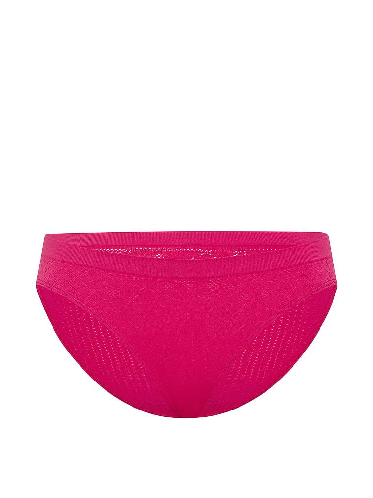 Chiloți de bikini cu pește cu flori. Produsul este roz și provine din colecția Seamless (Seamless Collection).