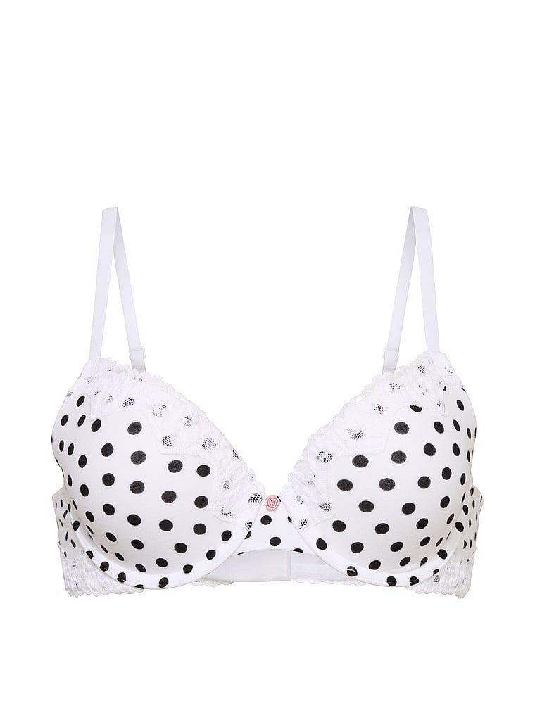 Sutien de bumbac push-up Perfect Shape. Produsul este modelat și provine din colecția de tricouri.