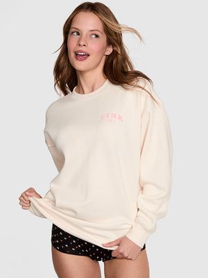 PINK Hanorac supradimensionat Ivy Fleece