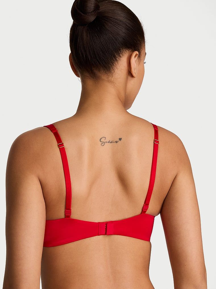 Sutien Smooth Plunge ușor căptușit. Produsul este roșu și provine din colecția Very Sexy.