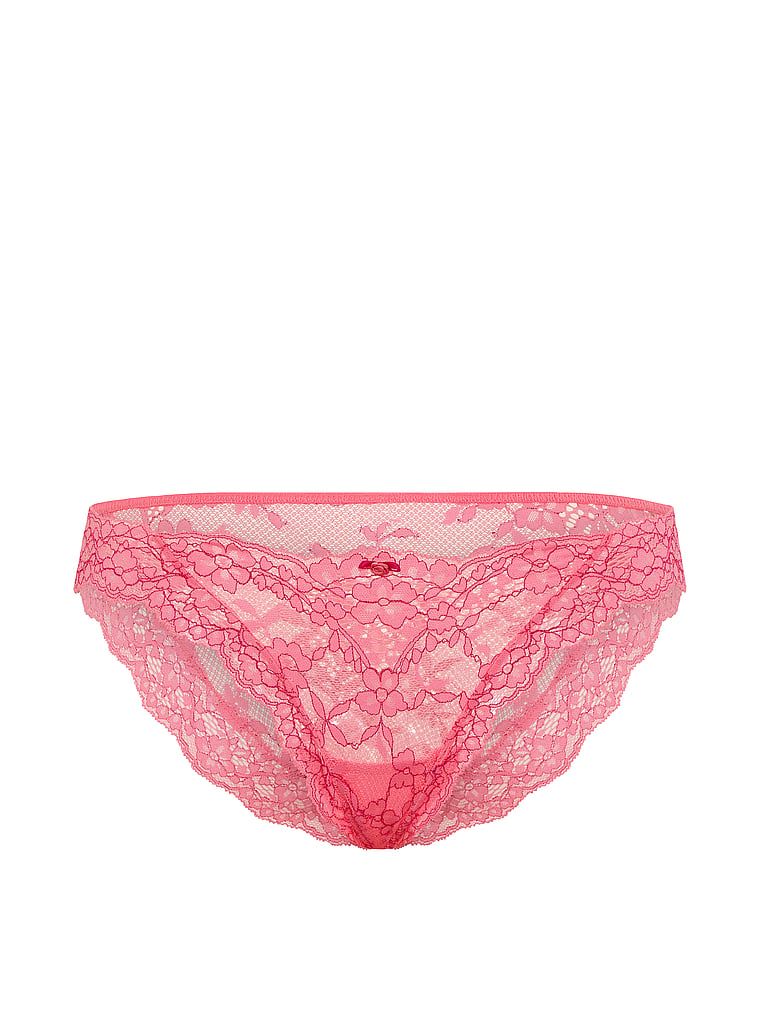 Chiloți bikini din dantelă. Produsul are o culoare multicoloră și provine din colecția Dream Angels.