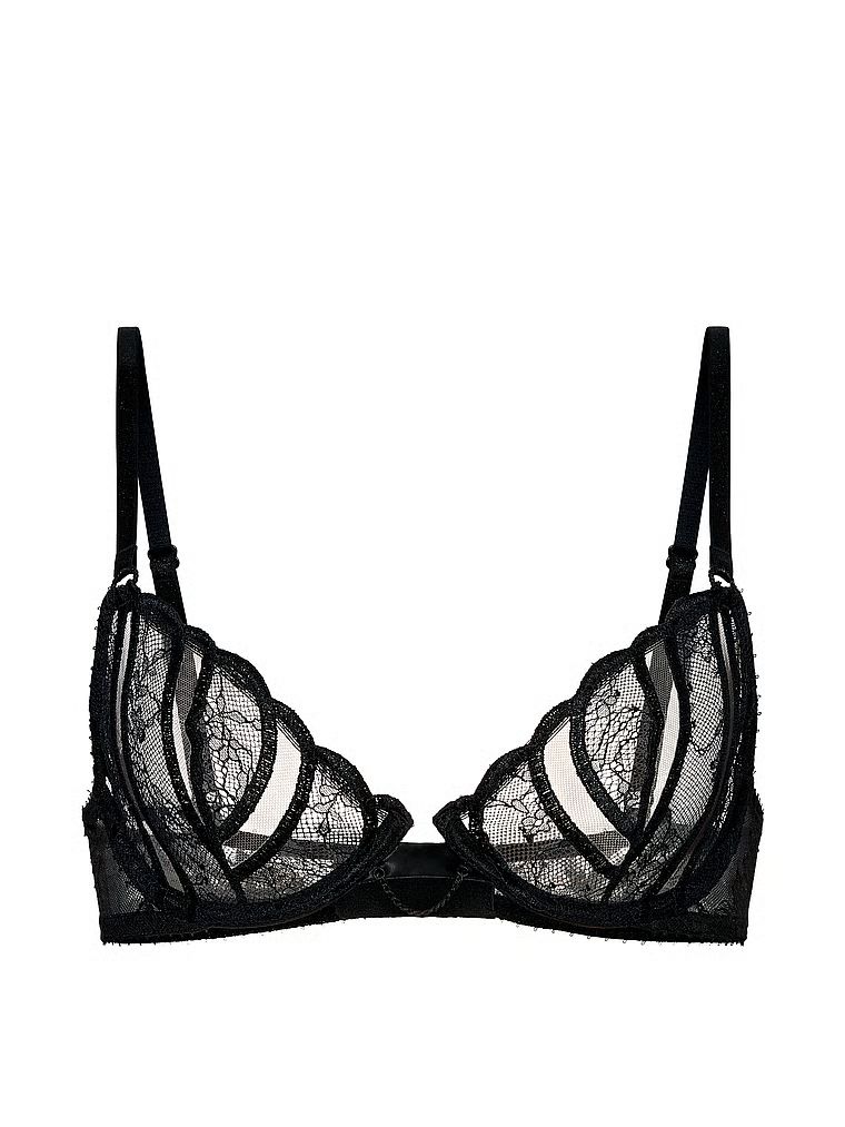 Sex-Ray Demi sutien fără căptușeală. Produsul este modelat și provine din colecția Very Sexy.