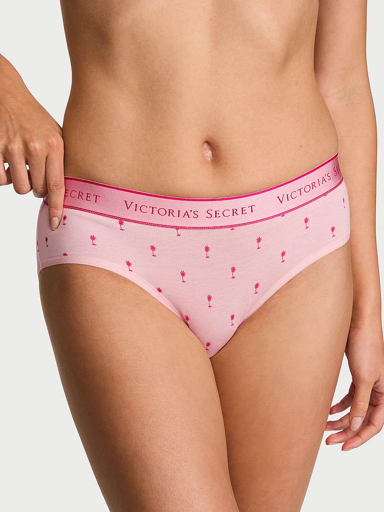 Cotton Chiloți Hiphugger din bumbac, cu logo